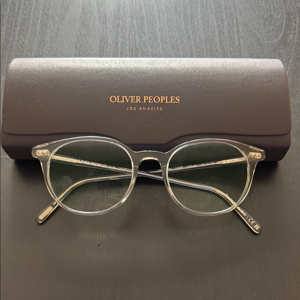 Oliver Peoples Clear Round Glasses